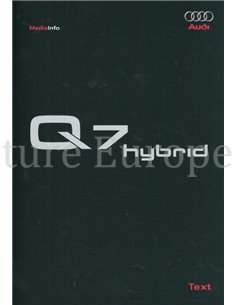 2005 AUDI Q7 HYBRID HARDCOVER PERSMAP DUITS 2