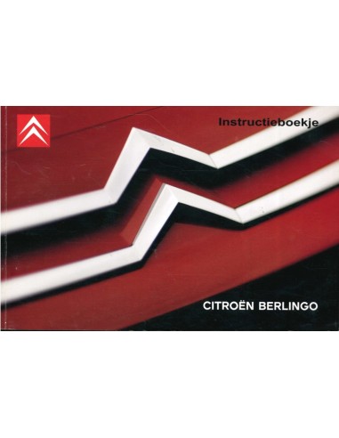 2008 CITROEN BERLINGO BETRIEBSANLEITUNG NIEDERLÄNDISCH