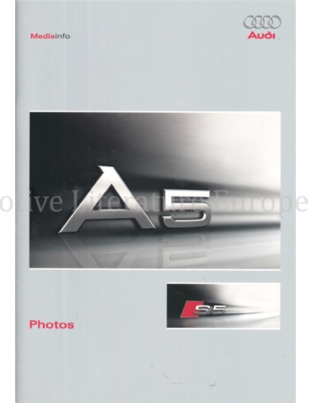 2007 AUDI A5 HARDCOVER PERSMAP DUITS