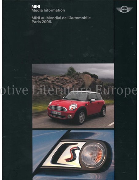 2006 MINI PARIS HARDBACK PRESSKIT FRENCH | GERMAN