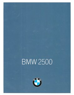 1969 BMW 2500 BROCHURE NEDERLANDS