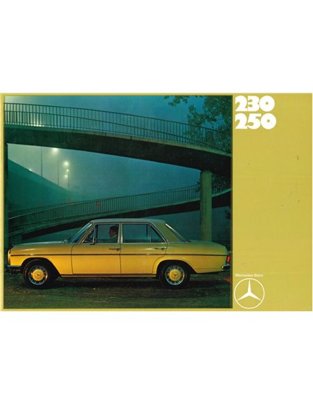 1972 MERCEDES BENZ 230 | 250 BROCHURE NEDERLANDS