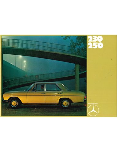 1971 MERCEDES BENZ 230 | 250 BROCHURE GERMAN