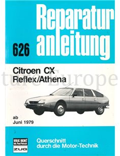 FROM JUNE 1979,  CITROEN CX REFLEX / ATHENA, HANDBOOK GERMAN