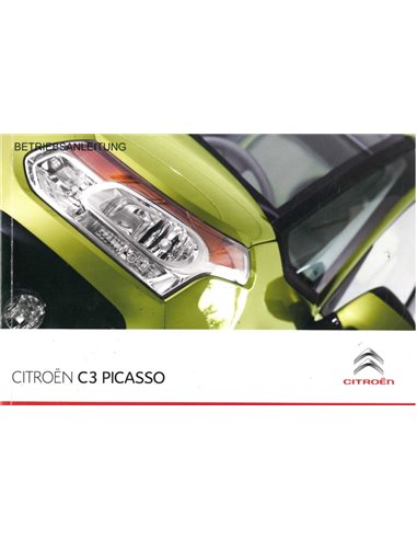 2011 CITROEN C3 PICASSO INSTRUCTIEBOEKJE DUITS