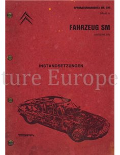 CITROÉN SM, REPARATIE (SERIE SB), VRAAGBAAK DUITS DEEL III