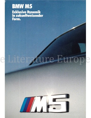 1985 BMW M5 BROCHURE DUITS