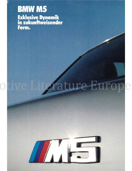 1985 BMW M5 BROCHURE GERMAN