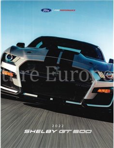 2022 FORD MUSTANG SHELBY GT500 BROCHURE ENGELS (USA)