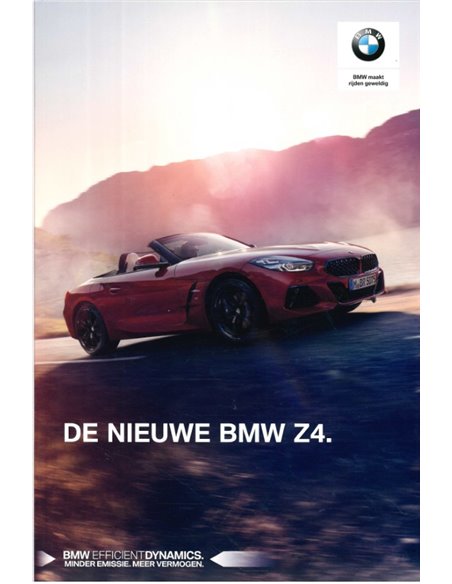 2018 BMW Z4 PROSPEKT NIEDERLÄNDISCH