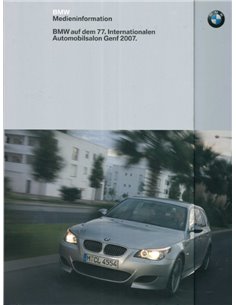2007 BMW GENEVA HARDBACK PRESSKIT GERMAN