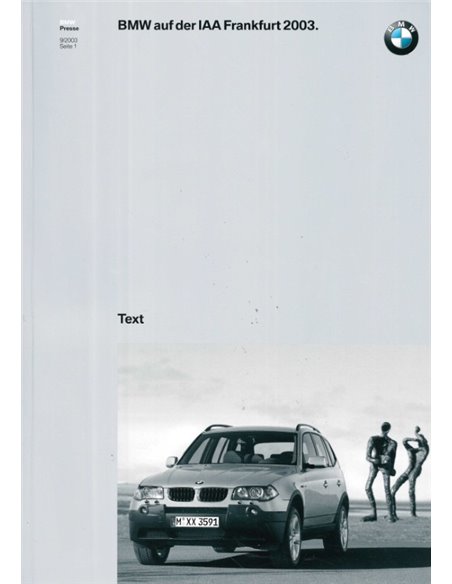 2003 BMW FRANKFURT HARDCOVER PERSMAP DUITS