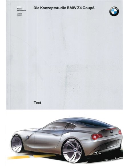 2005 BMW FRANKFURT HARDCOVER PRESSEMAPPE DEUTSCH