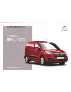 2016 CITROEN BERLINGO OWNERS MANUAL DUTCH