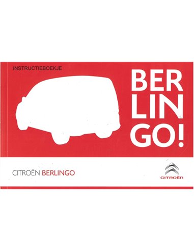 2016 CITROEN BERLINGO OWNERS MANUAL DUTCH