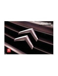 2008 CITROEN C2 INSTRUCTIEBOEKJE NEDERLANDS