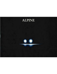 1991 ALPINE A610 TURBO BROCHURE NEDERLANDS