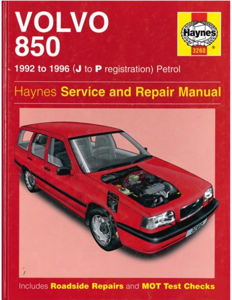 1992 - 1996 VOLVO 850 PETROL REPAIR MANUAL ENGLISH