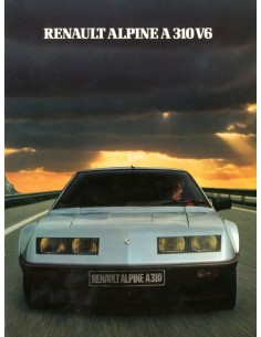 1982 ALPINE A310 V6 PROSPEKT FRANZÖSISCH