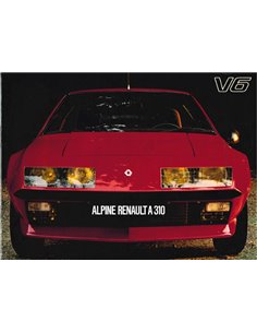 1977 ALPINE A310 V6 PROSPEKT FRANZÖSISCH