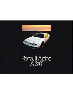 1973 ALPINE A310 PROSPEKT DEUTSCH