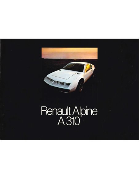 1973 ALPINE A310 PROSPEKT DEUTSCH