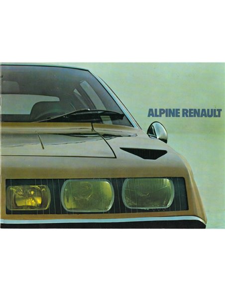 1976 ALPINE A310 PROSPEKT NIEDERLÄNDISCH