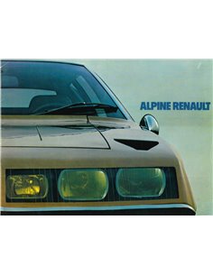 1974 ALPINE A310 PROSPEKT FRANZÖSISCH