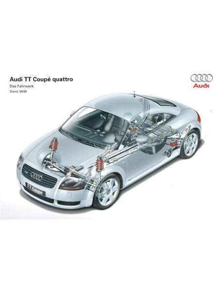 1998 AUDI TT COUPÉ PRESSEMAPPE ENGLISCH