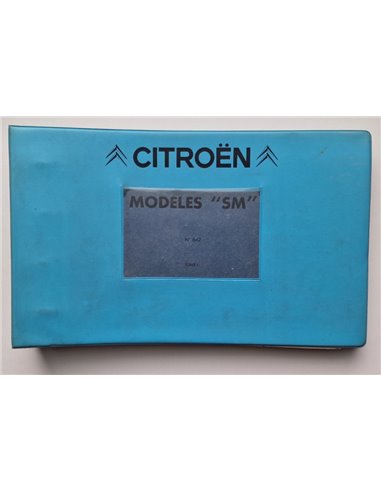 1973 CITROEN SM RESERVE ONDERDELEN CATALOGUS MULTI