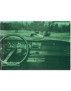 1973 CITROEN DS 23 OWNERS MANUAL GERMAN