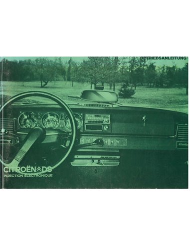 1973 CITROEN DS 23 OWNERS MANUAL GERMAN