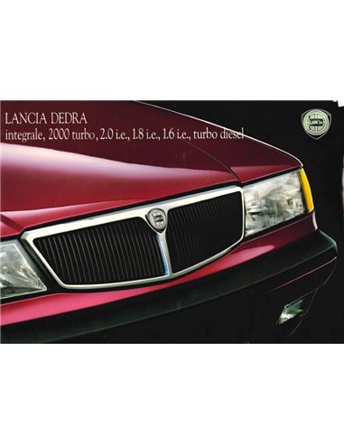 1992 LANCIA DEDRA BROCHURE DUTCH