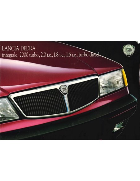 1992 LANCIA DEDRA BROCHURE DUTCH