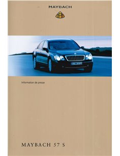 2005 MAYBACH 57S PERSMAP FRANS