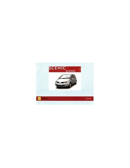 2008 RENAULT SCENIC INSTRUCTIEBOEKJE NEDERLANDS