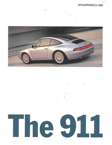 1995 PORSCHE 911 CARRERA TARGA & TURBO PROSPEKT ENGLISCH