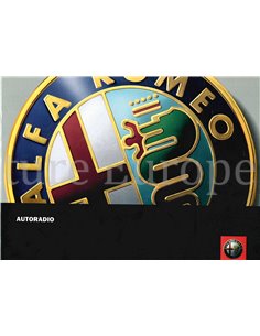 2006 ALFA ROMEO AUTORADIO OWNERS MANUAL GERMAN