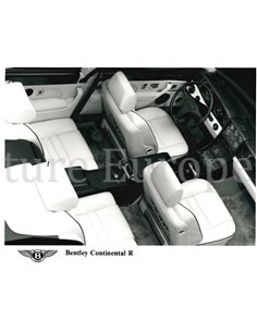 1991 BENTLEY CONTINENTAL R PRESSKIT ENGLISH 2