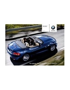 2009 BMW Z4 VERKORT INSTRUCTIEBOEKJE ENGELS