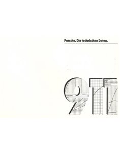 1974 PORSCHE 911 BROCHURE GERMAN 2
