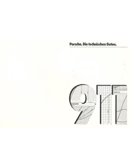 1974 PORSCHE 911 BROCHURE GERMAN