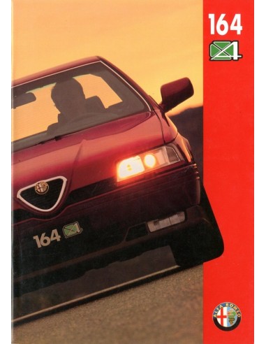 1993 ALFA ROMEO 164 Q4 BROCHURE ITALIAANS