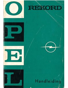 1969 OPEL REKORD INSTRUCTIEBOEKJE NEDERLANDS