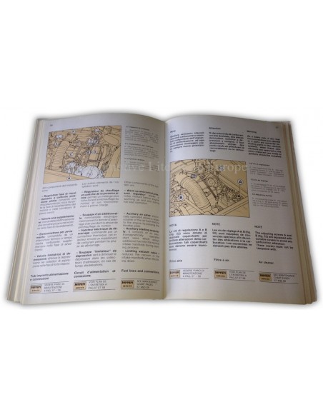 1980 FERRARI 308 GTBi GTSi INSTRUCTIEBOEKJE 195/80