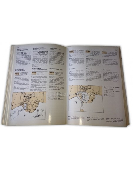 1980 FERRARI 308 GTBi GTSi INSTRUCTIEBOEKJE 195/80