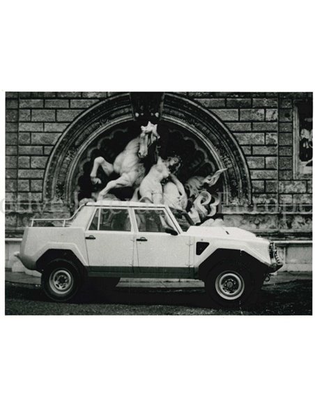 1985 LAMBORGHINI LM002 PERSMAP ITALIAANS