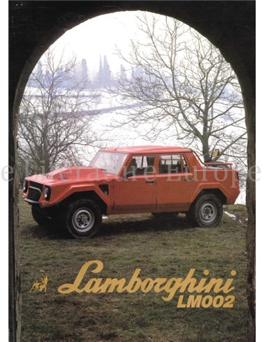 1985 LAMBORGHINI LM002 PRESSEMAPPE ITALIENISCH