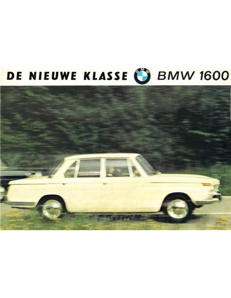 1965 BMW 1600 BROCHURE DUTCH