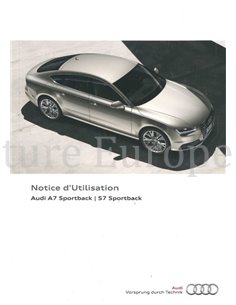 2014 AUDI A7 SPORTBACK | S7 SPORTBACK OWNERS MANUAL FRENCH